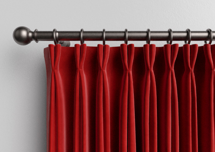 Odessa Velvet, Scarlet - Made to Measure Curtains - Image 10